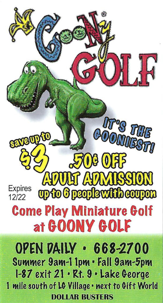 goony golf coupon